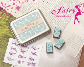 Fairy Embossing Stempel Set Box 9 Motivstempel Fee  