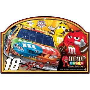  NASCAR Kyle Busch 11 by 17 Wood Sign Traditional Look 