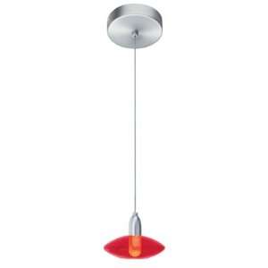  Ceiling Pendant Clear Red Finish by Dainolite Lighting 