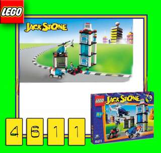 LEGO Jack Stone 4611 Polizeirevier mit Fahrzeugen *NEU  