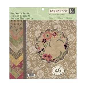  New   Specialty Paper Pad 12X12 by K&Company Arts, Crafts 