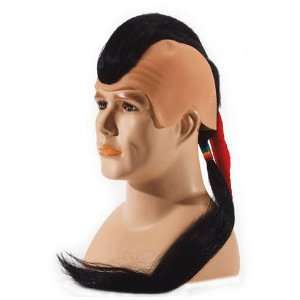  Black Indian Mohawk W/feather (1 per package) Toys 