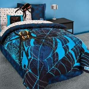  Animal Planet World of Spiders Four Piece Full Comforter 