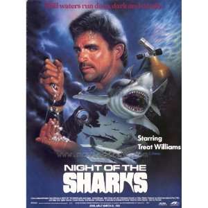  Night of the Sharks Movie Poster (27 x 40 Inches   69cm x 