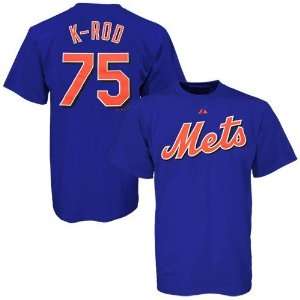 Majestic New York Mets #75 Francisco Rodriguez Royal Blue Player T 