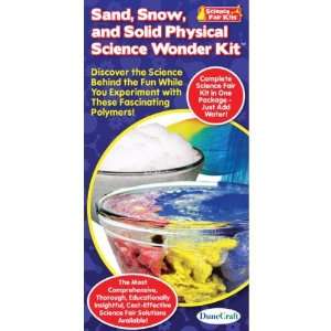  Sand, Snow, and Solid Physical Science Wonder Kit Case 
