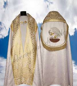 COPE, PLUVIALE, PIVIALE, VESTMENT KT013 B25h8 us  