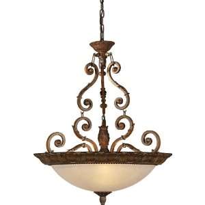   2253 03 41 Rustic Sienna Traditional / Classic 25Wx29H Foyer Pendant