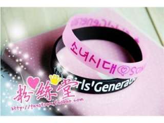   Generation Fans Wrist Band Bracelet Supporters Band Set PinkXBlack