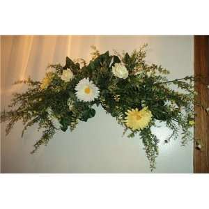    High End Quality Silk Floral Door Swag/Wreath