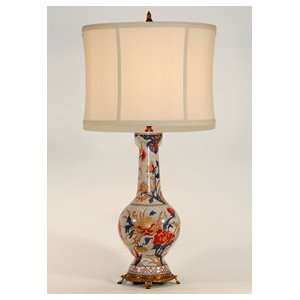  Imari Colored Long Necked Traditional Table Lamp