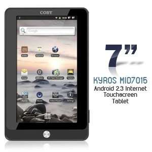  Coby Kyros MID7015 7 Inch Android 2.3 Internet Touchscreen 