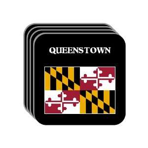 US State Flag   QUEENSTOWN, Maryland (MD) Set of 4 Mini 