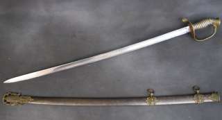 Original U.S. Civil War Silver Gripped Officers Presentation Sword 