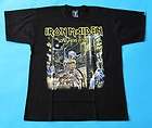 Iron Maiden   Somewhere Back in Time T shirt L White  