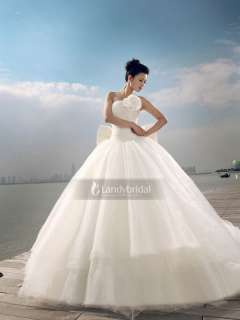 New Amazing Organza Puffy Wedding Dress Bridal Gown Landybridal 