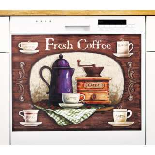 KITCHEN DECOR DISHWASHER MAGNET FAT CHEF, COFFEE OR ROOSTER DESIGNS 