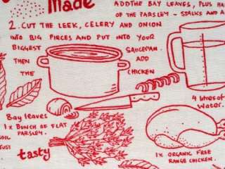   Chicken Soup Fabric BTY Recipe Kitchen Food Timeless Treasures  
