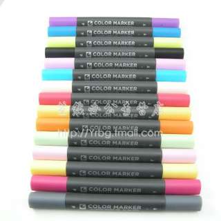   Markers (60 colors with bags) well design of touch paper nib  