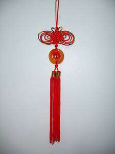 Feng Shui Chinese Jade Lucky Charm Tassel  