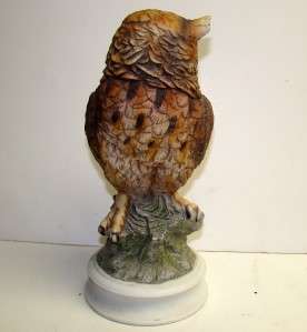 The Great Horned Owl by Andrea 12 inches tall  