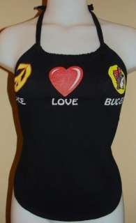 Buc ees Peace Love Beaver Shirt Halter Top DiY  