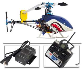 RTF 2.4GHZ 6CH RC Radio Remote Control Helicopter for Trex 450 V3 