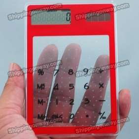  Touch Screen LCD 8 Digit Electronic Transparent Calculator  