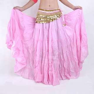 Belly Dance Tiered Skirt 7 Gypsy Tribal Dancing Dcu  