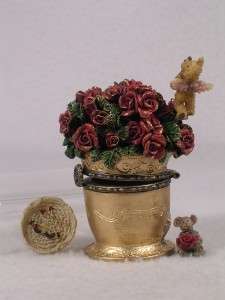 Boyds Treasure Box Cupids Bouquet W/Petals NIB  