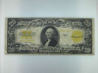   image year mint 1922 description of item $ 20 gold certificate