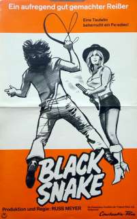 Russ Meyer BLACK SNAKE `73 Plakat ca. A3  