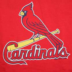 St. Louis Cardinals Red Primary Logo Crewneck Sweatshirt 