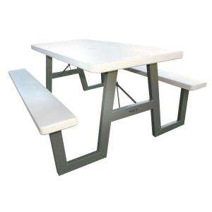 Lifetime 57 in. x 72 in. W Frame Folding Picnic Table 60030 at The 