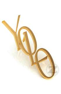 ZShock YOLO Pin by ZShock in Gold Tone  Karmaloop   Global 