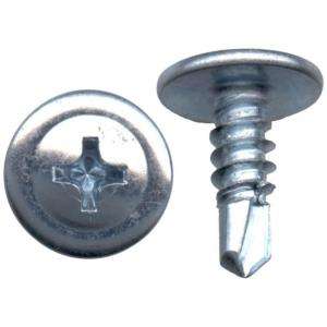 Bolt Zinc Plated #8 X 1 In. Wafer Head Phillips Drive Drywall Screw (4 