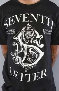 7th Letter The Seventh Seal Tee in Black  Karmaloop   Global 