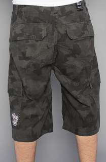 LRG Core Collection The CC Cargo Short SMU in Black Camo  Karmaloop 