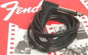 Genuine Fender Snap On To 1/4 33 Speaker Cord Cable For Combo Amps 