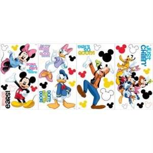 Disney MICKEY MOUSE GANG 30+ Wall Decals Goofy Minnie Pluto Room Decor 