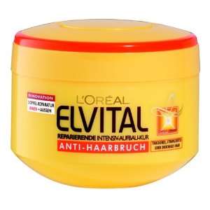 Oréal Paris Elvital Cremekur Anti Haarbruch, Haarkur, 200 ml 