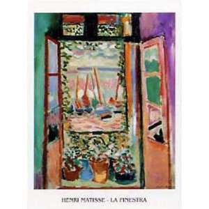 Henri Matisse   La Finestra, Das Fenster II Poster Kunstdruck (80 x 