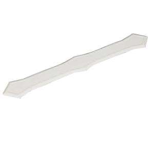   Home Products White Aluminum Downspout Band 27229 