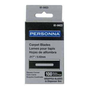 Personna 1/8 in. Carpet Blades (100 Count) 61 0423 0000 at The Home 