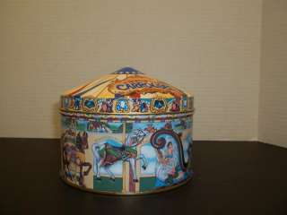 HERSHEY PARK CAROUSEL TIN , HOMETOWN SERIES CANISTER #13, 1996  