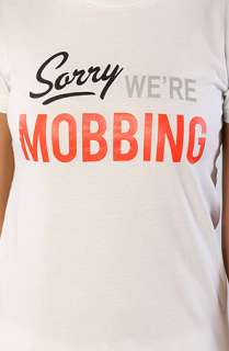 Married to the Mob The Mobbing Tee in White  Karmaloop   Global 