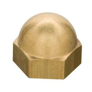 Crown Bolt #10 32 Solid Brass Fine Nut Cap 19078  