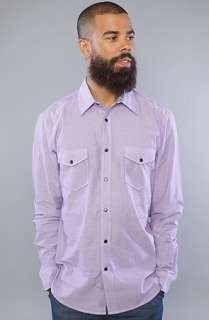 Dorsia The Kurt Buttondown Shirt in Purple Chambray  Karmaloop 