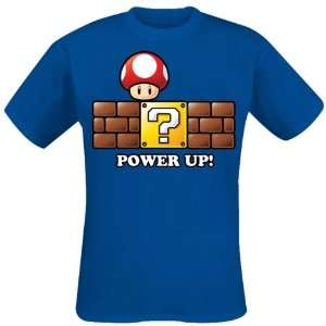 Super Mario Bros. T Shirt Power Up Größe M  Küche 