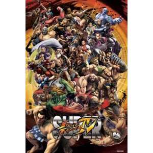 Super Street Fighter   IV   Charaktere   Games Poster Videospiele 